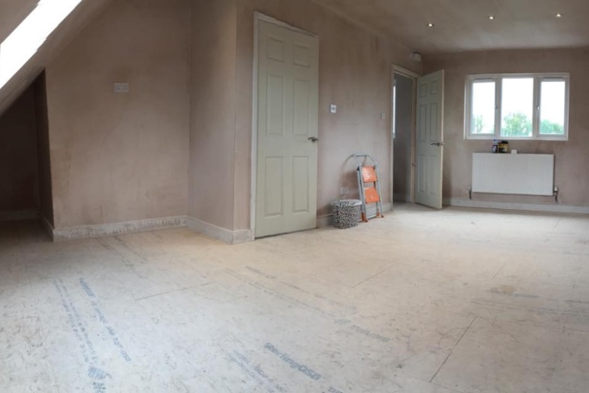 Loft conversion interior build - Walsall -